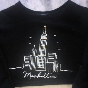 Forever 21 crop top sweater